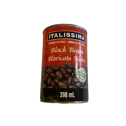 BLACK BEANS ITALIAN 398mL