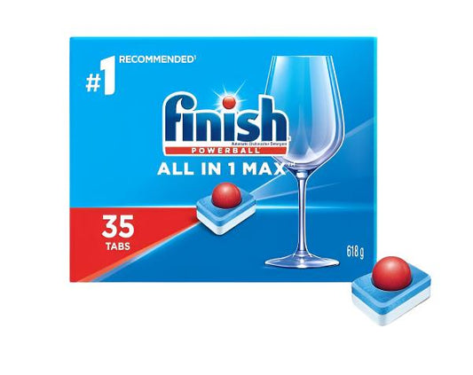 Finish Powerball All-In-1 Max Dishwasher Detergent - 35 Tabs
