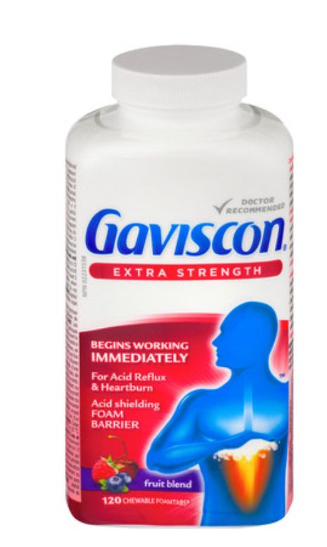 Gaviscon Extra Strength for Acid Reflux (120 Tablets)
