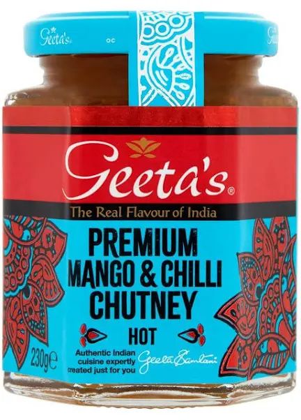 Geeta's Premium Mango & Chutney Hot 230g