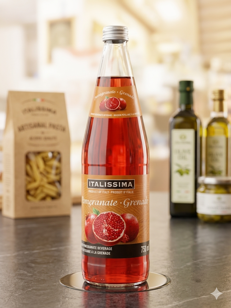 Italissima Pomegranate Soda 750ml