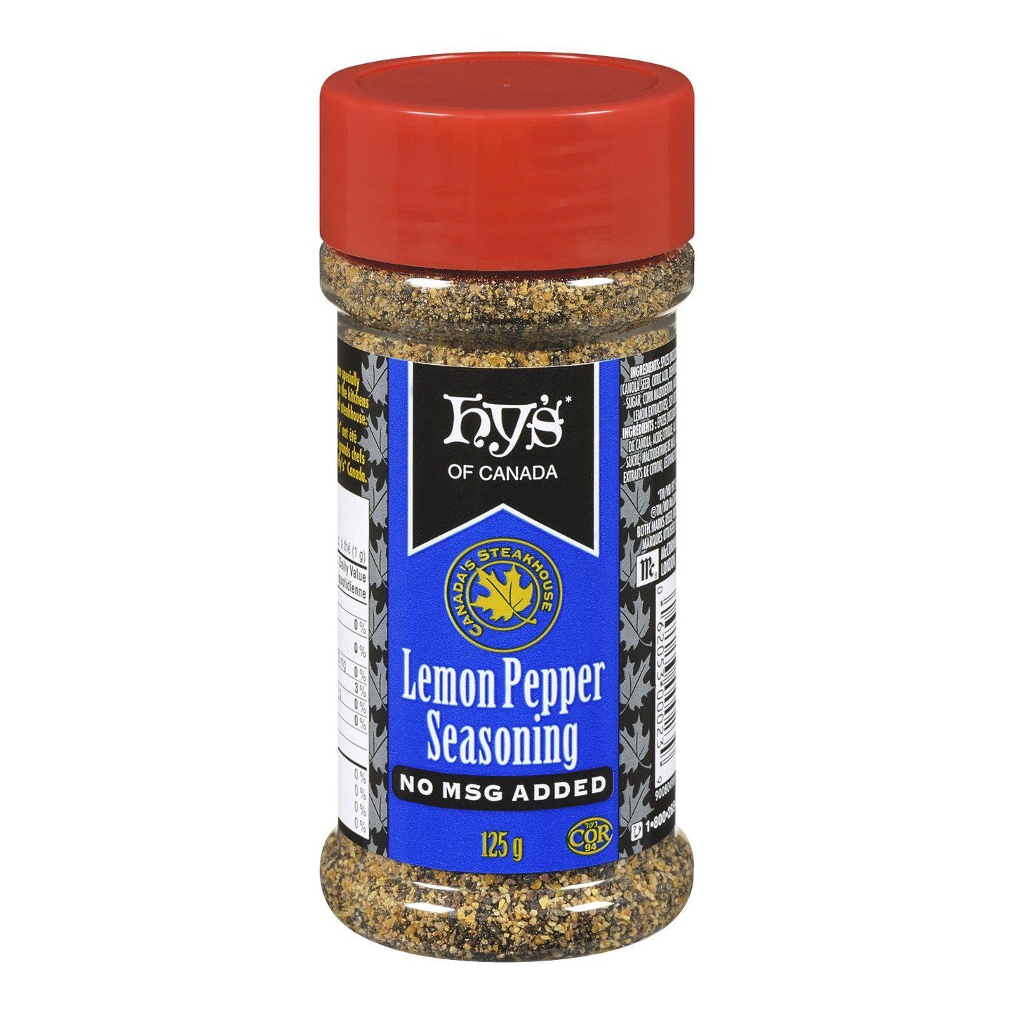 HYS Lemon Pepper Seasoning - 125g "Shaker"
