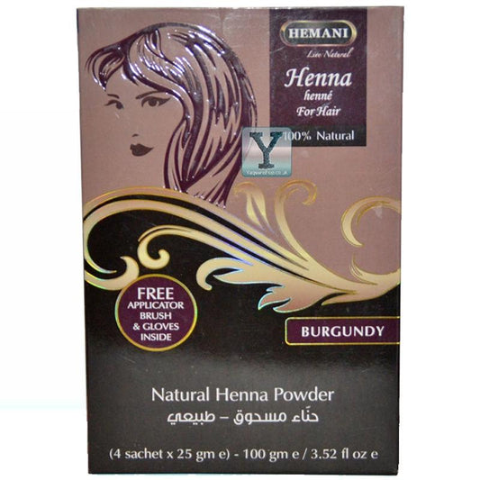 Henna for Hair - Burgundy (4 Sachets)