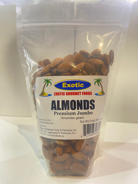 Almonds Premium Jumbo 1lb