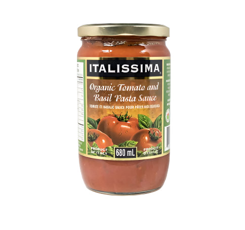 ITALISSIMA Tomato and Basil Pasta Sauce, 680 mL