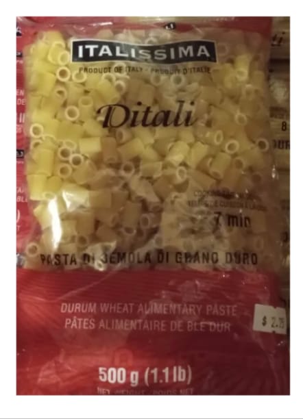 ITALISSIMA Ditali Pasta 500g