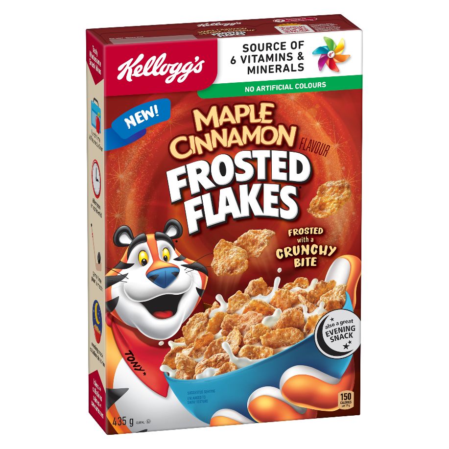 Kellogg's Frosted Flakes - Maple Cinnamon 435g