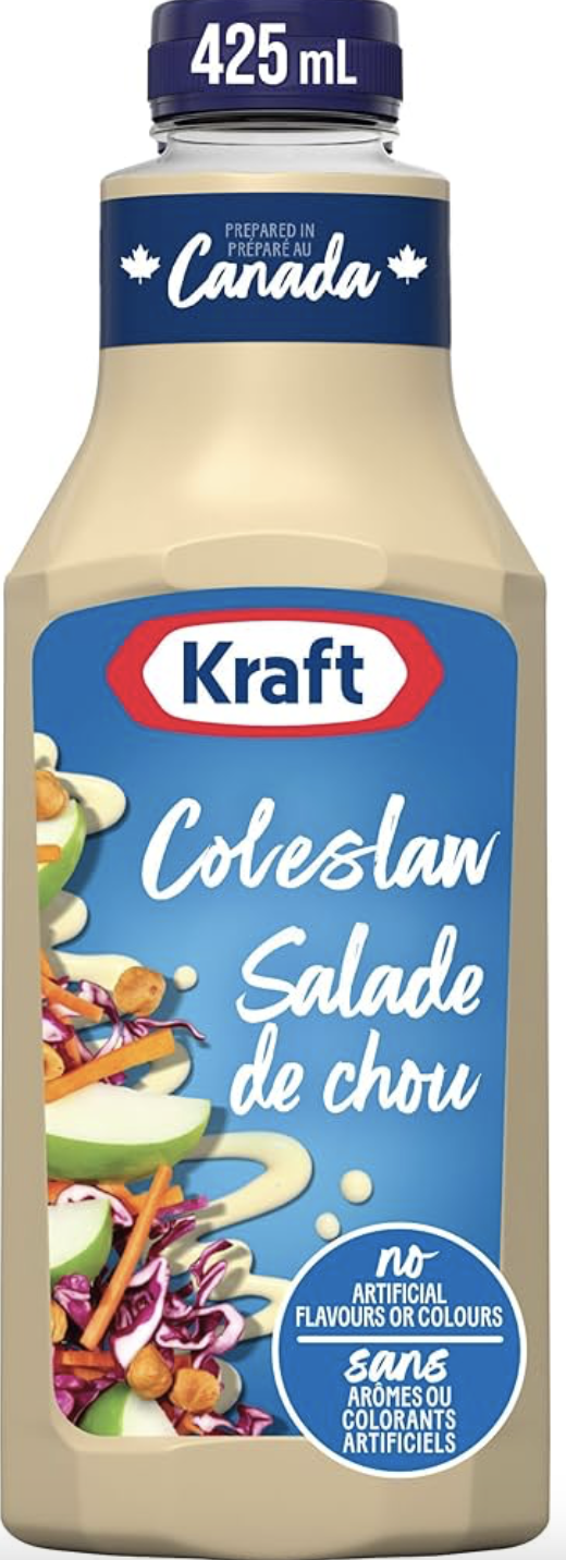 Kraft Coleslaw Salad Dressing 425ml