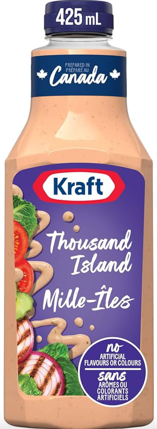 Kraft Thousand Island Salad Dressing 425mL
