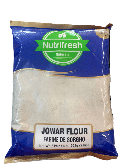 Bag of Nutrifresh Jowar Flour on a white background