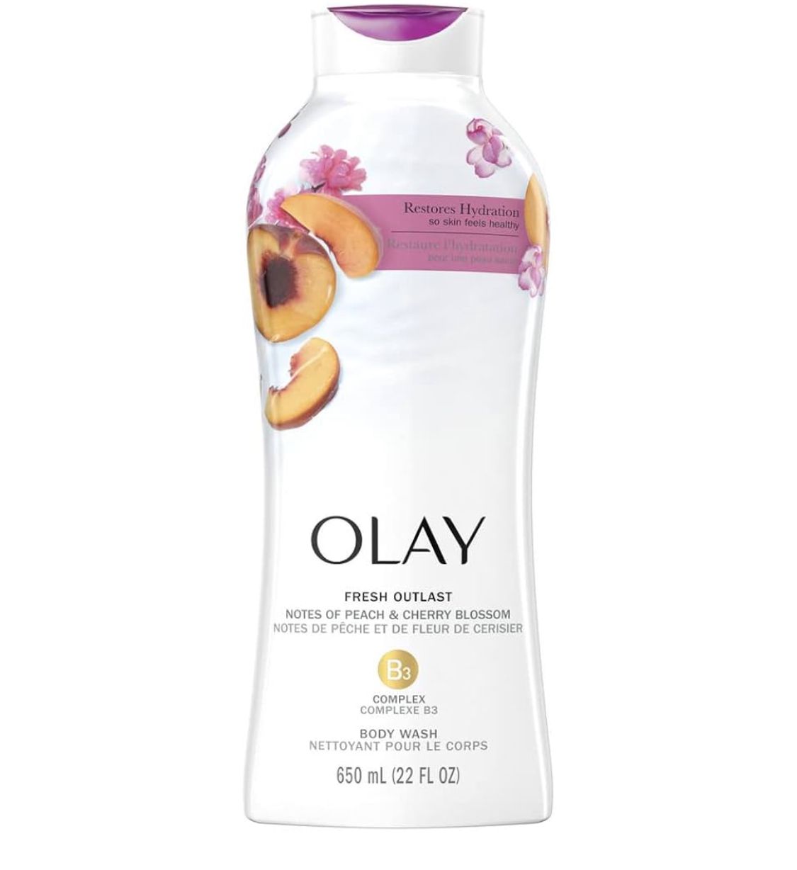 Olay Peach & Cherry Blossom Body Wash 700ml