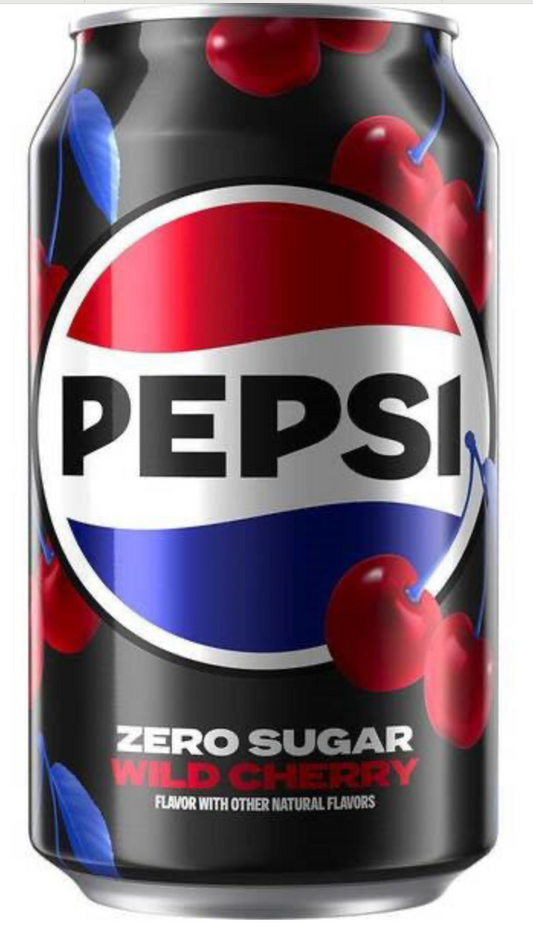 Pepsi Zero Sugar Wild Cherry 355mL