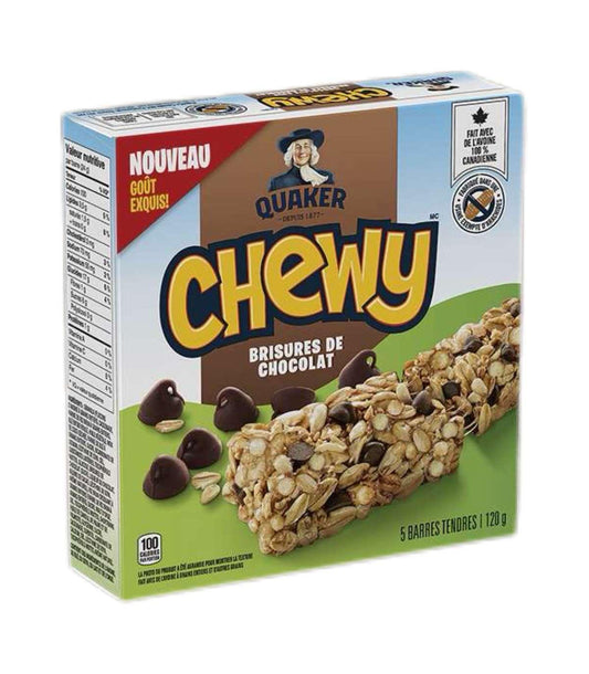 Quaker Chewy Chocolate Chip Granola Bars 120g