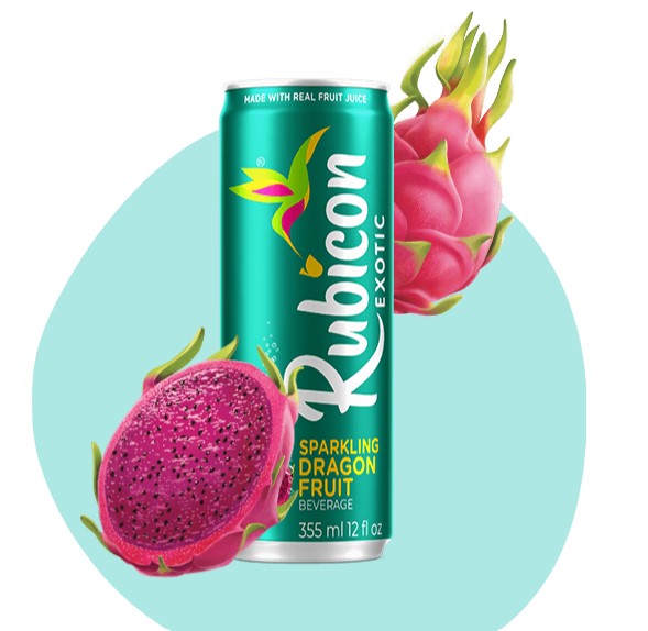 Rubicon Exotic Sparkling Juice - Dragon Fruit 355ml