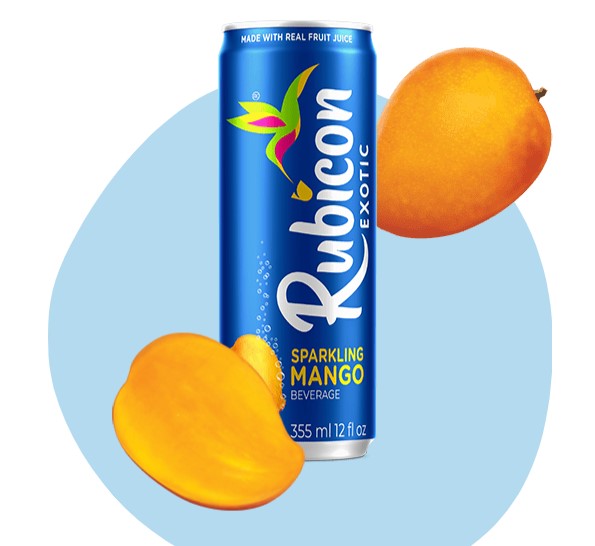 Rubicon Exotic Sparkling Juice - Mango 355ml
