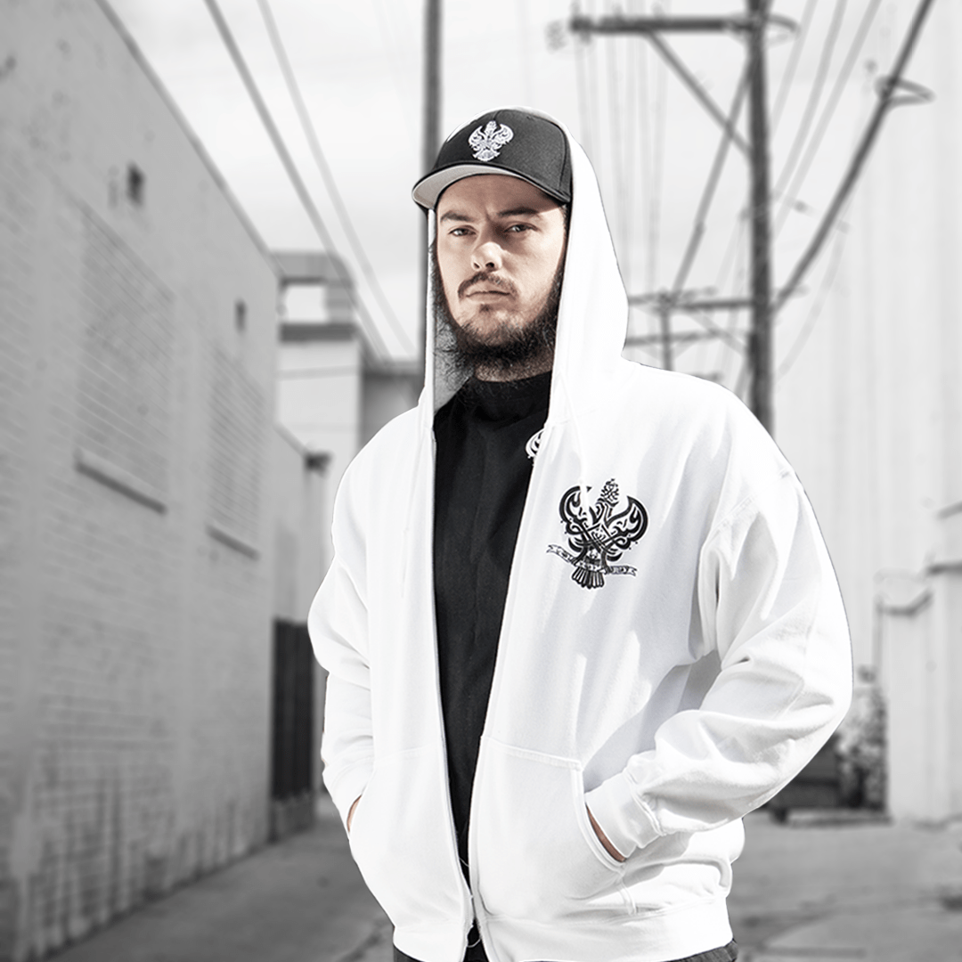 Sufi Meditation Hoodie (White).