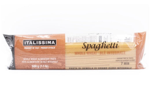 ITALISSIMA WHOLE WHEAT SPAGHETTI 500g