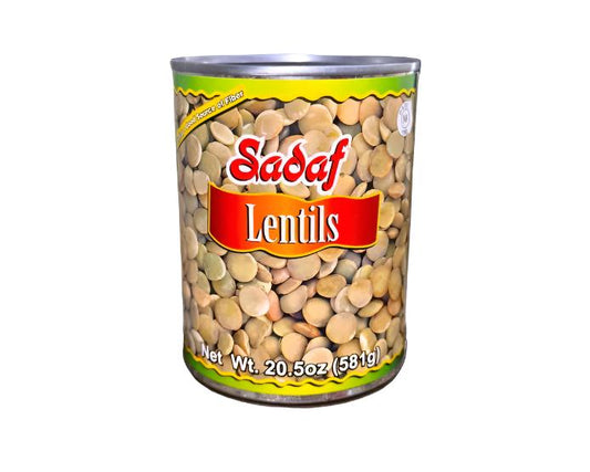 Sadaf Canned Lentils 581g