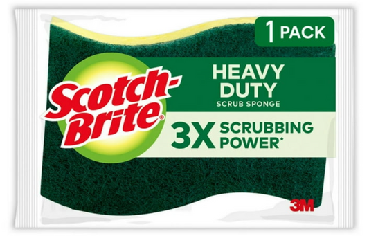 Scotch-Brite Heavy Duty Scrub Sponges (Single)