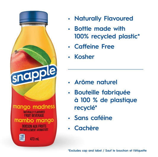 Snapple Iced Tea Mango Flavour 473ml