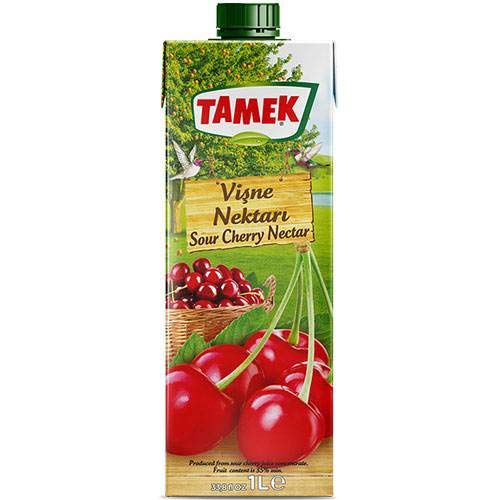 Tamek Sour Cherry Nectar - 1L Tetrapak