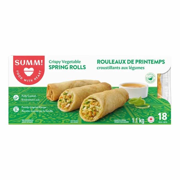 Veggie Spring Rolls Crispy (1.1kg / 18 PKG)