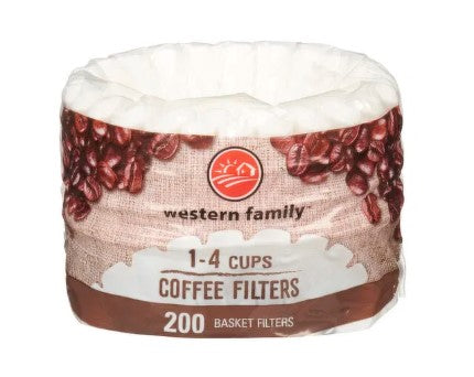 WF 8-12 Cups Coffee Filters (200 Basket Filters)