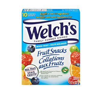 Welch's Fruit Snacks Gummies 220g (10 Sachets)