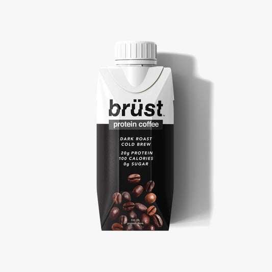 Brust Dark Roast Cold Brew Protein Coffee