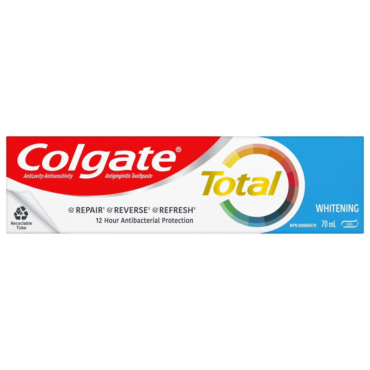 Toothpaste Colgate Market Colgate Total Whitening Toothpaste Gel - 70g – Rumi Rose Market