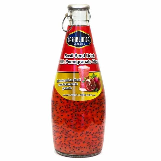 Basil Seed Drink with Pomegranate - 290 mL