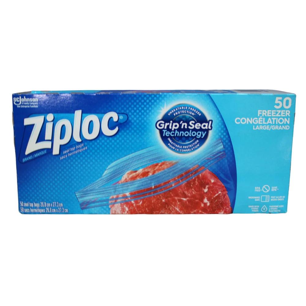 Ziploc Large Freezer Bags (50 Bags)