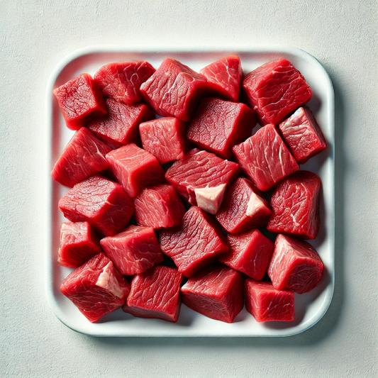 BONELESS LAMB CUBES (MEAT)
