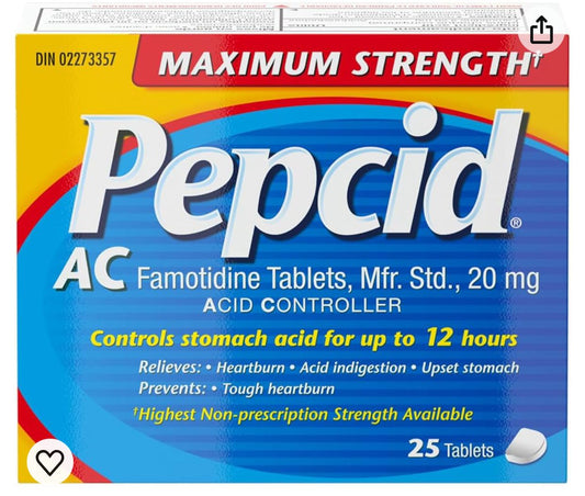Pepcid Acid Controller, Maximum Strength Tablets