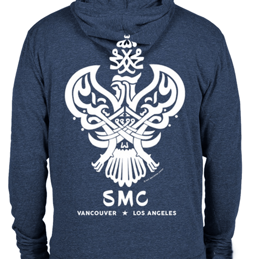 SMC ULTRA SOFT SUFI MEDITATION HOODIE (HEATHER BLUE)