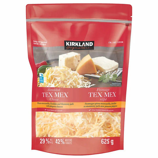Kirkland Signature Tex Mex Shredded Cheese 625 g